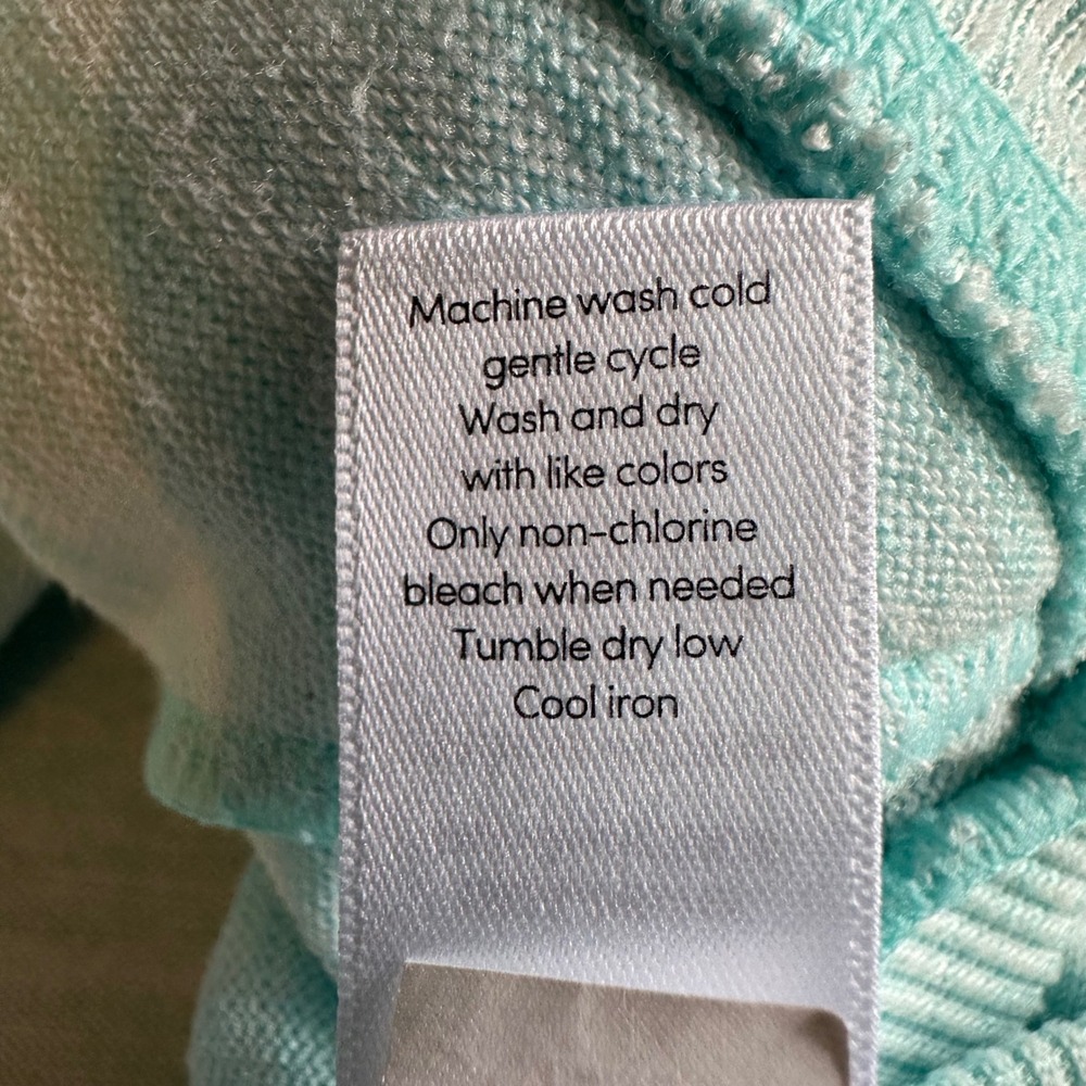 Athleta‎ Girl Hoodie Size L/12 Aqua Blue Pullover Sweatshirt Activewear - Picture 9 of 10